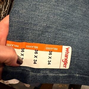 Wrangler Men's Relaxed Fit Denim Jeans